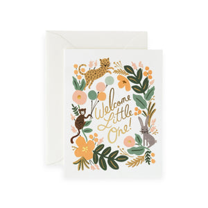 Rifle Paper Co. Menagerie Baby Card