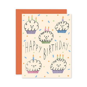 Wrap Happy Birthday Cupcakes Card