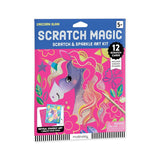 Mudpuppy Unicorn Glam Scratch Magic Scratch & Sparkle Art Kit