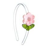 Lilies & Roses Pink Pearlized Flower Headband