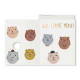 Red Cap Cards Lots of Cats Birthday Card