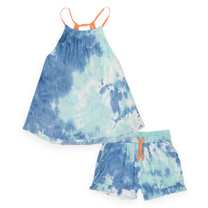 Appaman Girls Sanibel Tank & Natalie Ruffle Shorts Set 7-12 ~ Turquoise Water