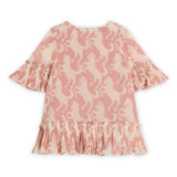 Stella McCartney Baby Girl Horses Print Ruffle Dress w/ Bloomers ~ Pink