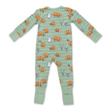 Angel Dear 2 Way Zipper Convertible Romper ~ Footballs Playing Football
