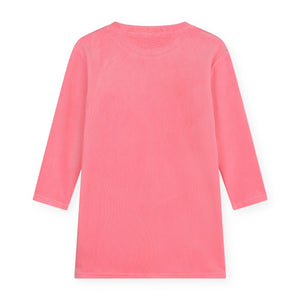 Billieblush l/s Velvet Dress w/ Sequin Hearts ~ Pink