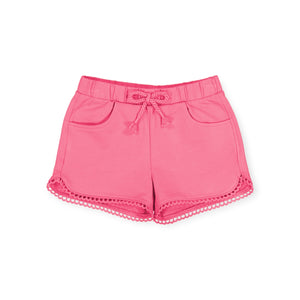 Mayoral Baby Girl Shorts w/ Scallop Detail ~ Magenta