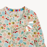 Magnetic Me Modal Ruffle Romper ~ Honey Blossom