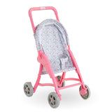 Corolle Doll Stroller ~ Pink Floral