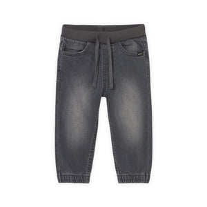 Mayoral Baby Boy Soft Denim Joggers ~ Dark Grey