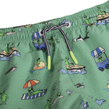 Molo Niko Swim Trunks ~ Alien Vacation