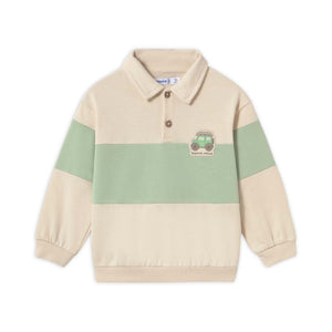 Mayoral Baby Boy Jeep Polo Sweatshirt ~ Hemp
