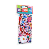 eeBoo Butterflies 12 Watercolors Tin