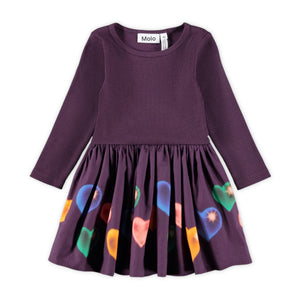 Molo Baby Candi Dress ~ Berry Hearts