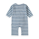 Molo Baby Flint Romper ~ Lagoa Stripe