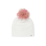 Oh Baby! Eyelash Yarn Pom Hat ~ Blush & Gold/Cream