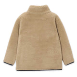 Mayoral Boys Sherpa Zip Jacket ~ Hazelnut