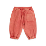 Bobo Choses Baby Hug Hairy Monster l/s T-shirt & Booo Bo Choses Denim Pants Set ~ Light Blue/Red