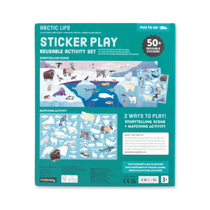 Mudpuppy Arctic Life Sticker Play Reusable Sticker Activity Set
