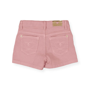 Mayoral Girls Basic Twill Shorts 7-12 ~ Rose