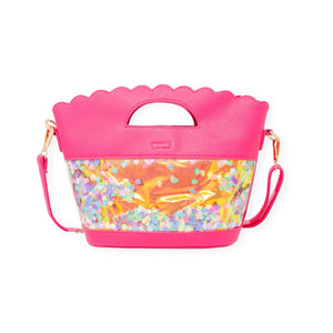 Tiny Treats Mermaid Shell Confetti Tote Bag