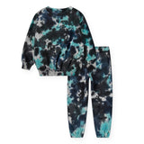 Molo Monti Sweatshirt & Adan Sweatpants Set ~ Blue Dark Dye