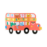 Wrap Birthday Bus Fold Out Birthday Card