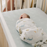 Little Unicorn Cotton Muslin Swaddle ~ Party Animals