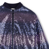 Billieblush Sequin Jacket ~ Navy/Purple