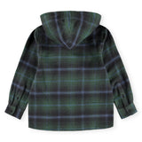 Molo Boys Rizz Button Down w/ Hood ~ Galaxy Check