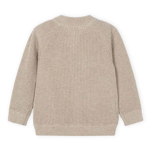 Mayoral Boys Knit Zip Cardigan ~ Chai