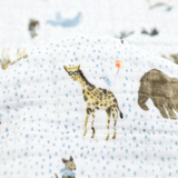 Little Unicorn Cotton Muslin Quilt ~ Party Animals