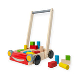 PlanToys Wooden Block Baby Walker