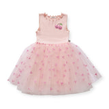 Petite Hailey Eva Tutu Dress ~ Cherries/Pink