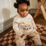 Molo Baby Gilby Knit Sweater & Sol Pants Set ~ Kitten Knit