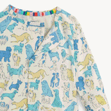 Magnetic Me Modal Convertible Romper ~ It's A Paw-ty Blue