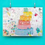 Omy Giant Coloring Poster ~ Games