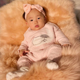 Magnetic Me Chenille Sheep 2pc Set ~ Pink