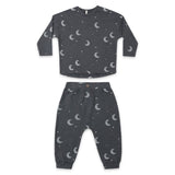 Rylee + Cru Baby l/s Tee & Pants Set ~ Moons/Midnight