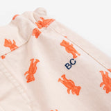 Bobo Choses Baby Softpaw Monster Sweatshirt & Printed Denim Pants Set ~ Off-White/Light Pink