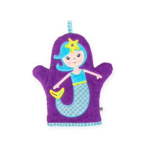 Zoocchini Terry Bath Mitt ~ Mermaid
