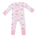 Angel Dear 2 Way Zipper Convertible Romper ~ Princess Unicorns & Castle