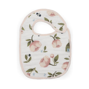 Little Unicorn Organic Cotton Muslin Classic Bib 3 Pack ~ Watercolor Floret