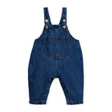 Play Up Baby Striped l/s T-Shirt & Denim Overalls Set