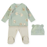 Babyclic Printed Kimono Top, Pants & Hat Set ~ Guests