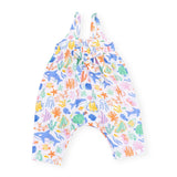 Angel Dear Muslin Tie Back Romper ~ Colorful Reef
