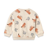 Mayoral Baby Boy Forest Animals Print Sweatshirt & Sweatpants Set ~ Tofu