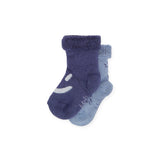 Molo Nodda Baby Socks ~ Dusty Blue