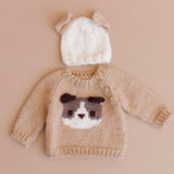 The Blueberry Hill Knit Dog Sweater ~ Latte