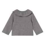 Mayoral Baby Girl Cardigan, l/s Tee & Tulle Skirt 3 Piece Set ~ Silver