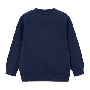 Mayoral Boys Basic Knit Crewneck Sweater ~ Blue